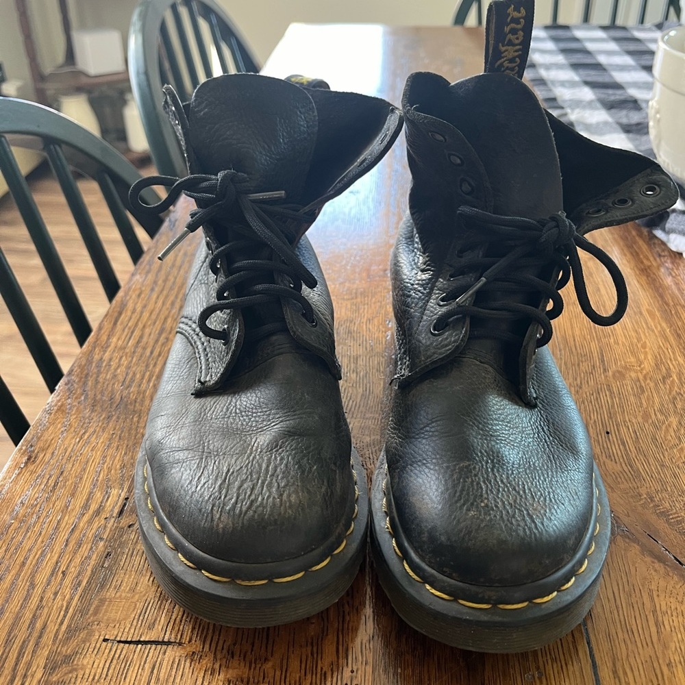 Black Leather Doc Martens